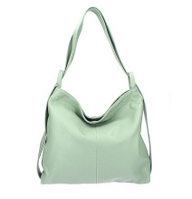 Bőr válltáska 579 menta Made in Italy