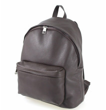 Bőr hátizsák MI410 sötétbarna Olaszországban