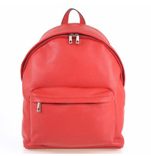 Bőr hátizsák MI410 sötétbarna Olaszországban