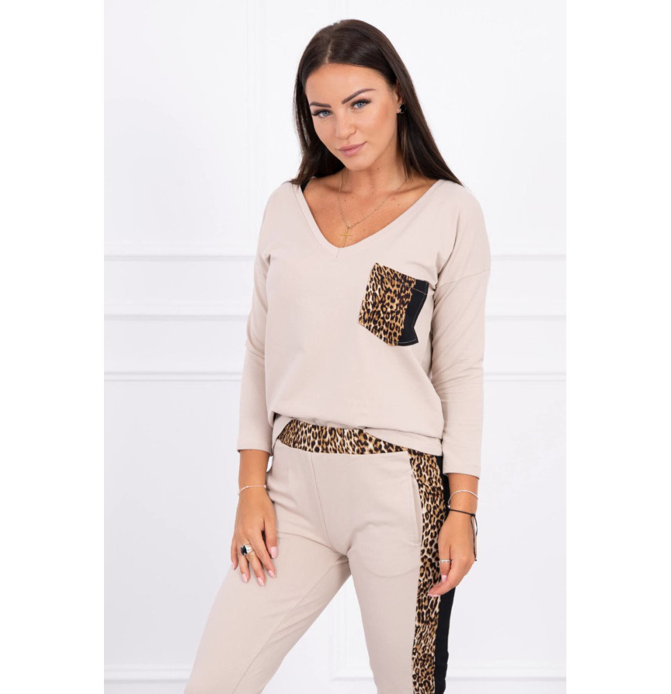 Női szett Párduc MI0068 bézs