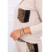 Női szett Párduc MI0068 bézs
