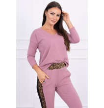 Női szett Párduc MI0068 rózsaszín