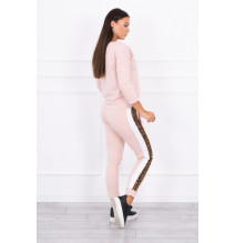 Női szett Párduc MI0068 por rózsaszín