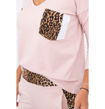 Női szett Párduc MI0068 por rózsaszín