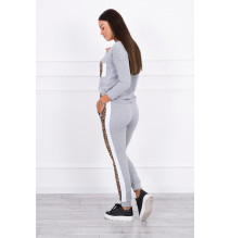 Női szett Párduc MI0068 szürke