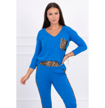 Női szett Párduc MI0068 azúrkék