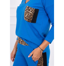 Női szett Párduc MI0068 azúrkék