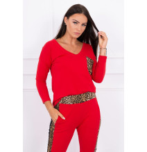 Női szett Párduc MI0068 piros