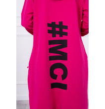 Kardigánt oversize MI9005 fukszia