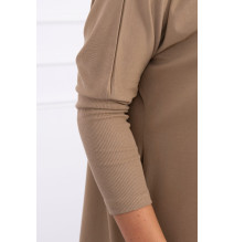 Női, megnövelt tunika MI8875 kamel