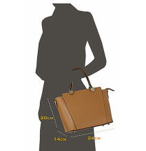 Bőr kézitáska 1461 sötét szürke-barna