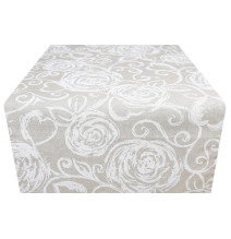 Anyag fehér peonies