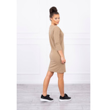 Dress klasszikus MI8825 kamel