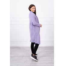 Női pulóver denevér típusú ujjakkal MI2019-13 lila