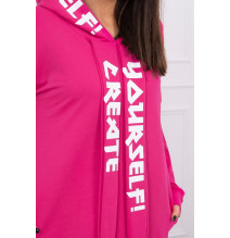 Ruha kapucnival MI0042 fukszia