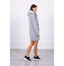 Ruha kapucnival MI0042 szürke