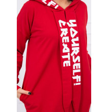 Ruha kapucnival MI0042 piros