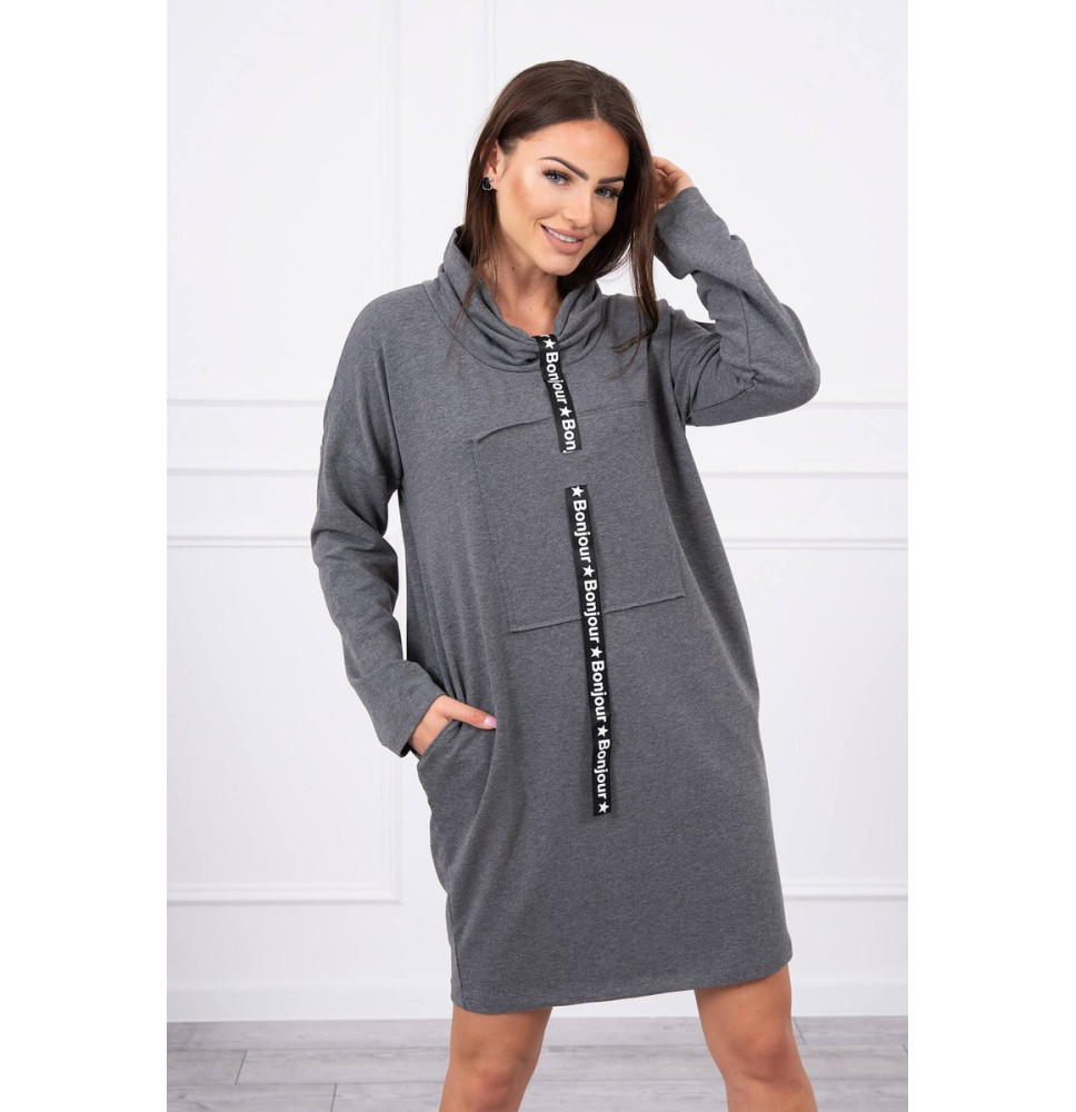Ruha kapucnival Bonjour MI0153 grafit