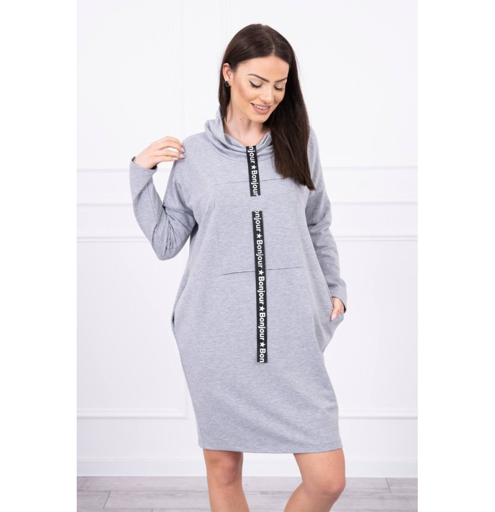 Ruha kapucnival Bonjour MI0153 szürke