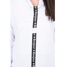 Ruha kapucnival Bonjour MI0153 fehér