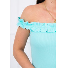 Ruha díszített hevederekkel MI9097 menta