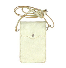 Bőrtok MI895 sötétkék arany Made in Italy