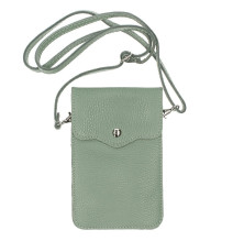 Bőrtok MI895 sötétkék menta Made in Italy