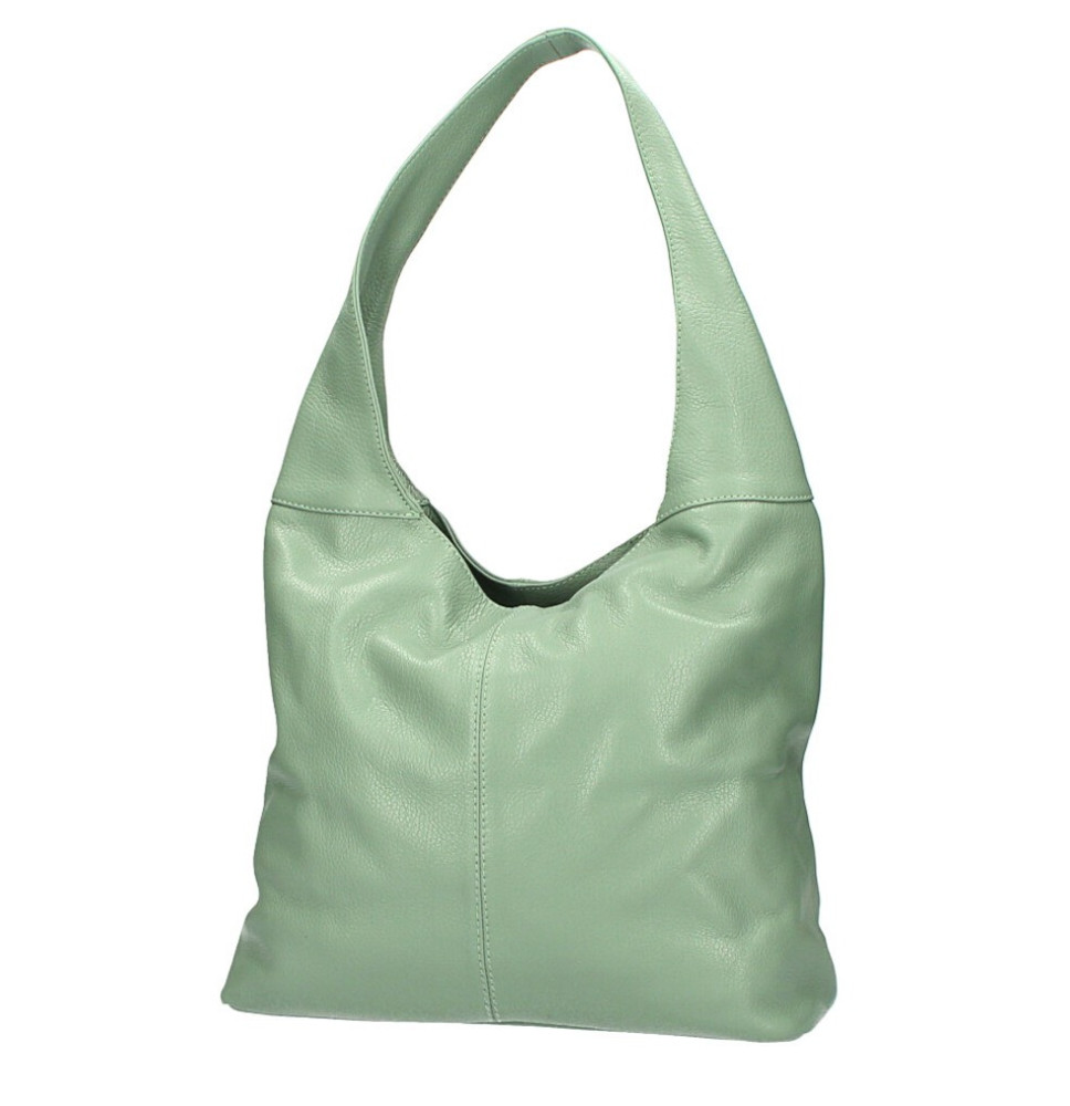 Bőr válltáska 590 menta Made in Italy