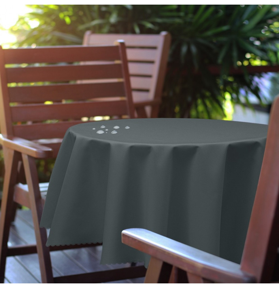 Kerek kerti asztalterítő Ø 150 cm grafit