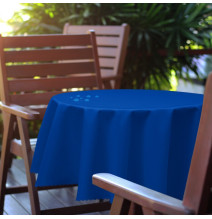 Kerek kerti asztalterítő Ø 150 cm ciánkék
