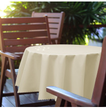 Kerek kerti asztalterítő Ø 150 cm világos bézs