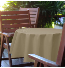 Kerek kerti asztalterítő Ø 150 cm sötét bézs