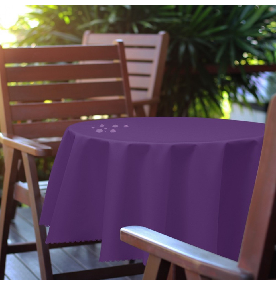 Kerek kerti asztalterítő Ø 150 cm lila