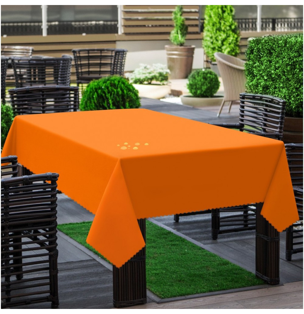 Kerti asztalterítő narancs