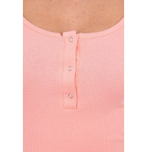 Nyakkivágású ruha MI8975 sárgabarack