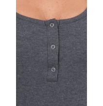 Nyakkivágású ruha MI8975 grafit