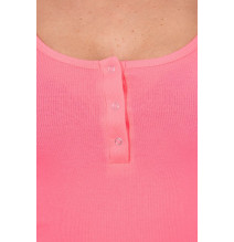 Nyakkivágású ruha MI8975 neon rózsaszín