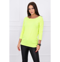 Póló, CASUAL MI8834 neon sárga