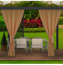 Kerti függöny a teraszon MIG37 latte