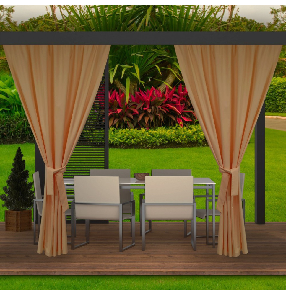 Kerti függöny a teraszon MIG37 latte