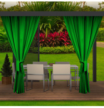 Kerti függöny a teraszon MIG31 zöld