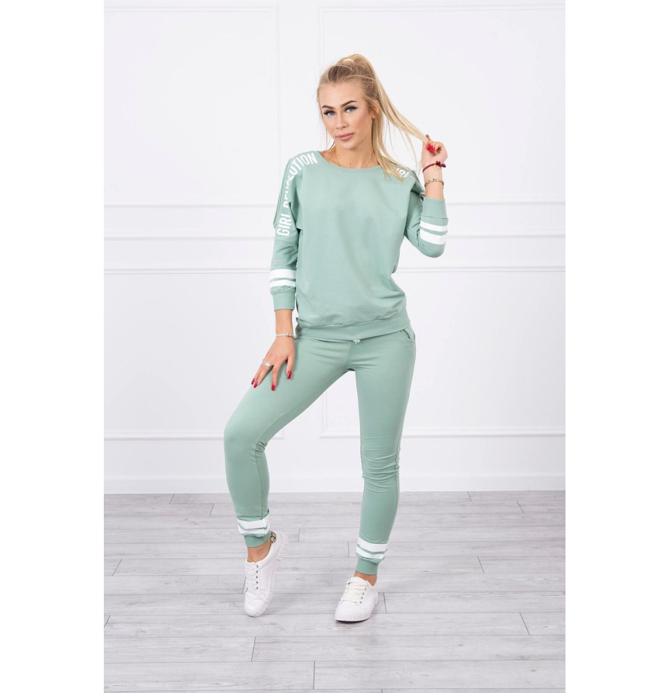 Női szett MI8849 Girl Revolution sötét menta