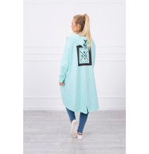 Kardigánt oversize MI0044 menta
