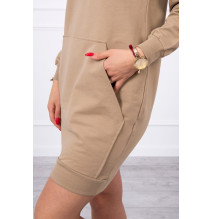 Ruha kapucnival MI67292 camel