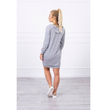 Ruha kapucnival MI67292 szürke