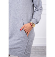 Ruha kapucnival MI67292 szürke