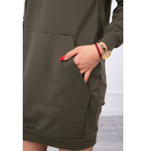 Ruha kapucnival MI67292 khaki
