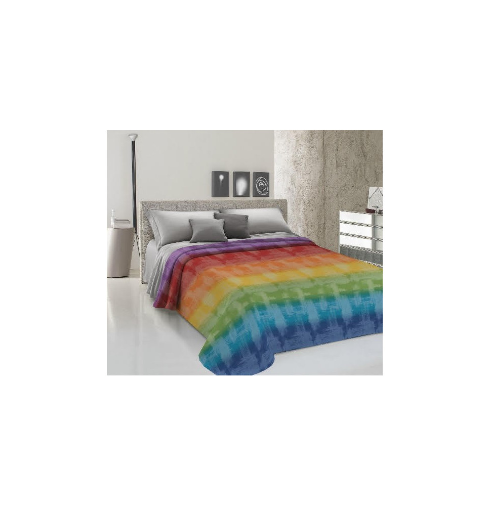 Ágytakaró Piquet  Tarka szivárvány