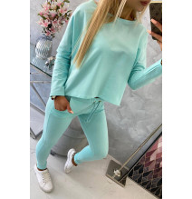 Női szett túlméretes blúzzal MI9091 menta