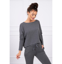 Női szett túlméretes blúzzal MI9091 grafit